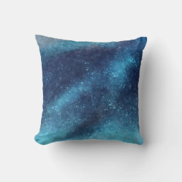 Blaugalaxie Abstrakte Glitzern Dekoration Throw Ki Kissen