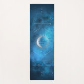 Blaugalaxie, Alignment Lines Yoga Mat Yogamatte (Vorderseite)