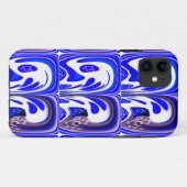 Blaugalaxie Case-Mate iPhone Hülle (Rückseite (Horizontal))