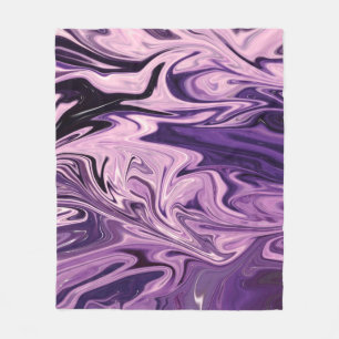 Blaugalaxie Fleecedecke