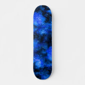 Blaugalaxie Kosmischer Raum Skateboard (Vorne)