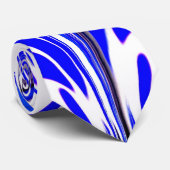 Blaugalaxie Krawatte (Gerollt)