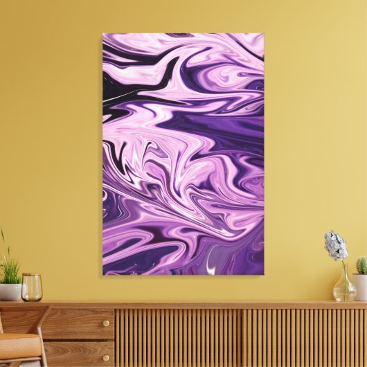 Blaugalaxie Leinwanddruck (Insitu (Wohnzimmer))