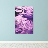 Blaugalaxie Leinwanddruck (Insitu (Holzboden))