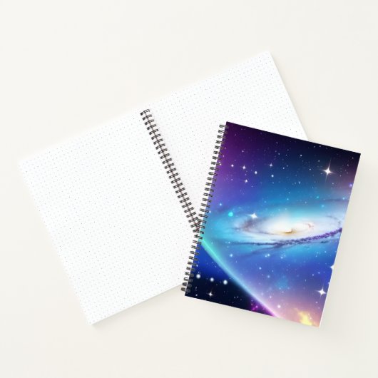 Blaugalaxie Notizblock (Innenseite)