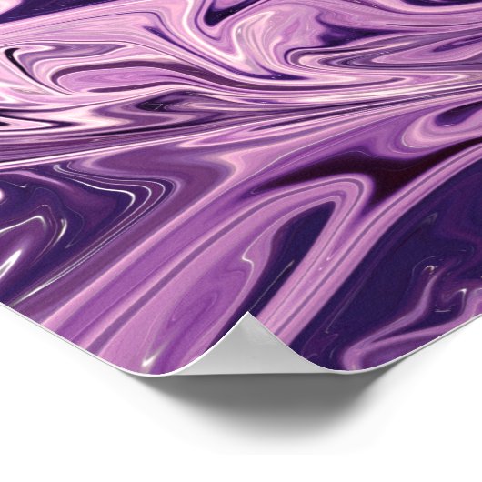 Blaugalaxie Poster (Ecke)