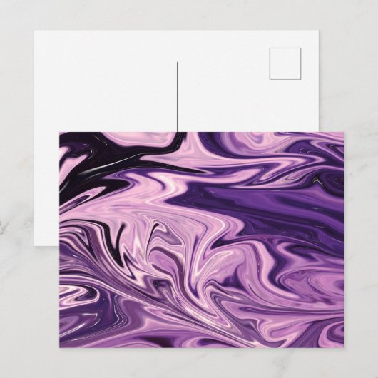 Blaugalaxie Postkarte (Vorne/Hinten)