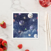 Blaugalaxie Serviette (Beispiel)