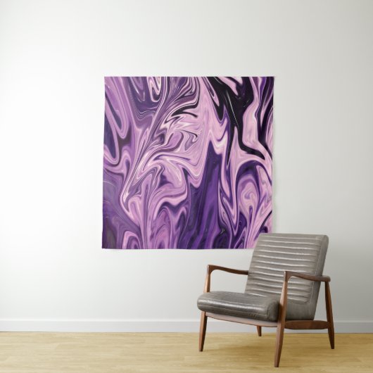 Blaugalaxie Wandteppich (Beispiel (Horizontal))