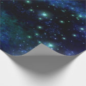 Blaugalaxie Wrapping Paper Geschenkpapier (Ecke)