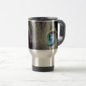 Blaugäugige Katze Reisebecher (VorderseiteRechts)