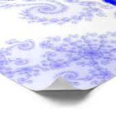 Blaugefiederter Sternposter Poster (Ecke)
