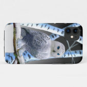 Blaugefrorener Schneeeule Case-Mate iPhone Hülle (Rückseite (Horizontal))