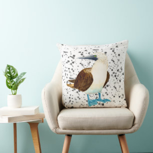 Blaugefütterte Vogelbäuche Bobbie Kissen