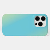Blaugelb-grüne Gradient Case-Mate iPhone Hülle (Rückseite (Horizontal))
