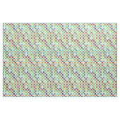 Blaugelb-grünes Polka-Punktmuster Stoff (Fat Quarter (45,7 x 55,9 cm))