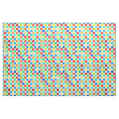 Blaugelb-grünes Polka-Punktmuster Stoff (Yard (91,4 cm))