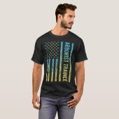 Blaugelbe Arborist-Trainee T-Shirt (Vorne ganz)