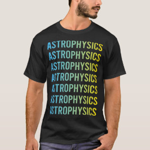 Blaugelbe Astrophysik T-Shirt