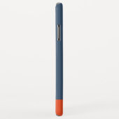 Blaugelbe Creme Case-Mate iPhone Hülle (Hinten/Rechts)