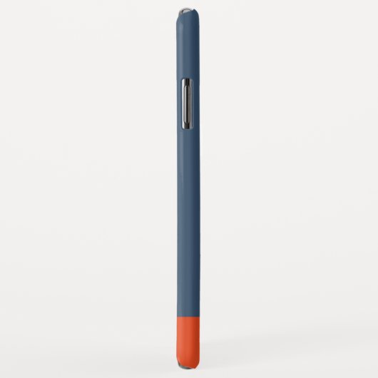 Blaugelbe Creme Case-Mate iPhone Hülle (Hinten/Rechts)