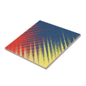 Blaugelbe Creme Fliese (Seite)