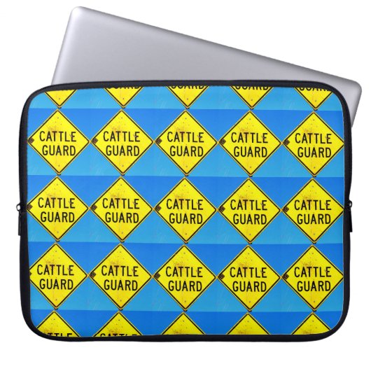 Blaugelbe Diamantarmhülse Laptopschutzhülle (Vorderseite)