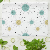 Blaugelbe Franziskanische Sternexplosion Mitte des Geschirrtuch (Gefaltet)