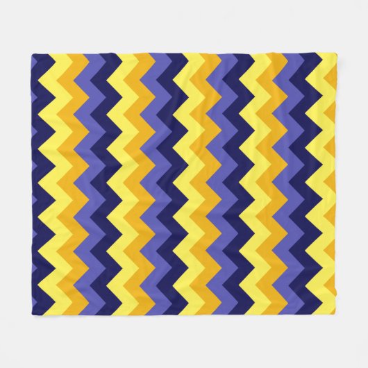 Blaugelbe Goldkornschüren Mittelfläschchen Fleecedecke (Vorderseite (Horizontal))
