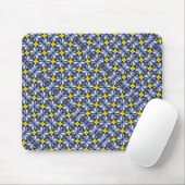 Blaugelbe Große Dänen Mousepad (Mit Mouse)
