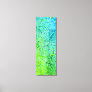 Blaugelbe Grüne Abstrakte Kunst Moderne Leinwanddruck