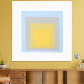 Blaugelbe Josef-Alberts Leinwanddruck (Insitu (Wohnzimmer))