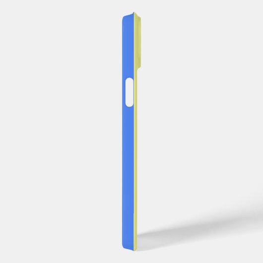 Blaugelbe LIEBE-Typografie Ukraine Inspiriert Frie Case-Mate iPhone Hülle (Rückseite / Rechts)