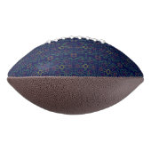 Blaugelbe Ovale Football (Gedreht 270)