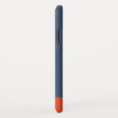 Blaugelbe rote Creme - personalisierbar Case-Mate iPhone Hülle (Hinten/Rechts)