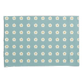 blaugelbe und weiße Buttercup-Blume Kissenbezug (Vorderseite-Rechts)