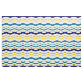 Blaugelbe Waves Stoff (Yard (91,4 cm))