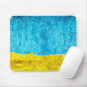 Blaugelber Hintergrund Mousepad (Mit Mouse)