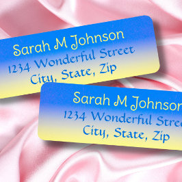 Blaugelber strahlender Frieden ohne Krieg Unterstü