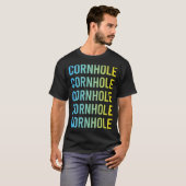 Blaugelbes Cornloch T-Shirt (Vorne ganz)