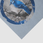 Blaugestalteter Blauhäher DBL Seidenpapier (Ausschnitt)