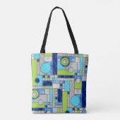 Blaugestanztes Glas Tasche (Rückseite)