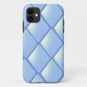 Blaugestepptes Diamantmuster Case-Mate iPhone Hülle (Rückseite)