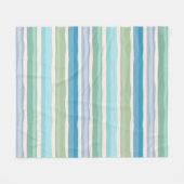 Blaugestreibe Fleece Blanket (Vorderseite (Horizontal))