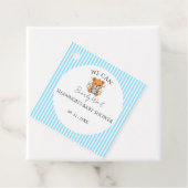 Blaugestreift Geschenkanhänger (Beispiel)