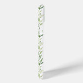 Blaugestreifte Blumen Personalisiert Case-Mate iPhone Hülle (Rückseite / Rechts)