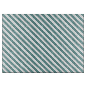 Blaugestreifte Schneidplatte Schneidebrett