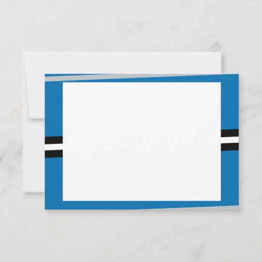 Blaugestreifter Motor (Rückseite)