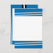 Blaugestreifter Motor (Vorne/Hinten)