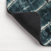 Blaugestrichenes Holz Mousepad (Ecke)